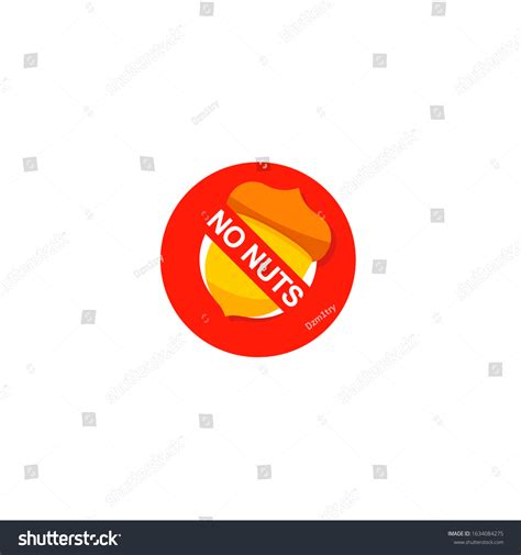 No Nuts Icon Allergy Alert Clipart Stock Vector (Royalty Free) 1634084275 | Shutterstock