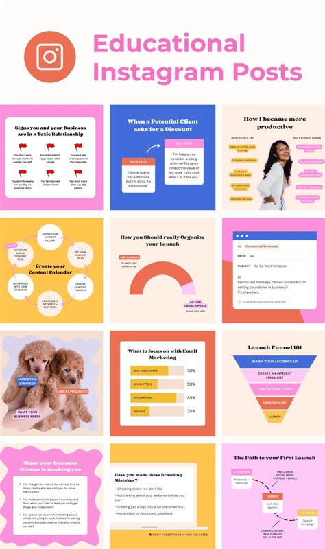 Content Ideas Educational Instagram Post Ideas Instagram Coach