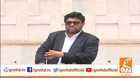 Live Governor Sindh Kamran Tessori Media Talk Gnn Youtube