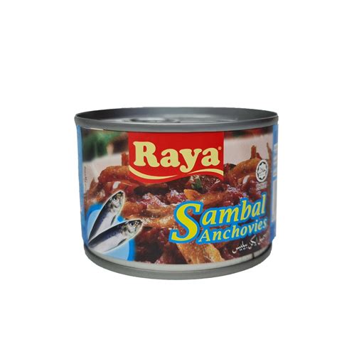 Raya Sambal Ikan Bilis Halal Gm Raya Anchovies Sambal Halal