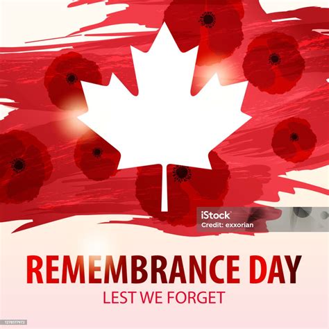 Remembrance Day Canada Stock Illustration - Download Image Now ...