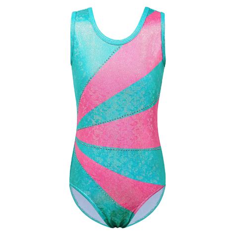 Baohulu Girls Gymnastics Leotard Female Sleeveless Ballet Dancewear