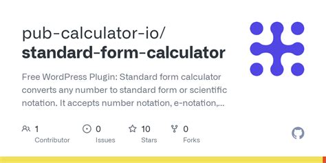 GitHub - pub-calculator-io/standard-form-calculator: Free WordPress Plugin: Standard form ...