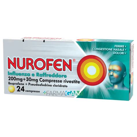 Nurofen Influenza E Raffreddore Mg Mg Compresse Rivestite