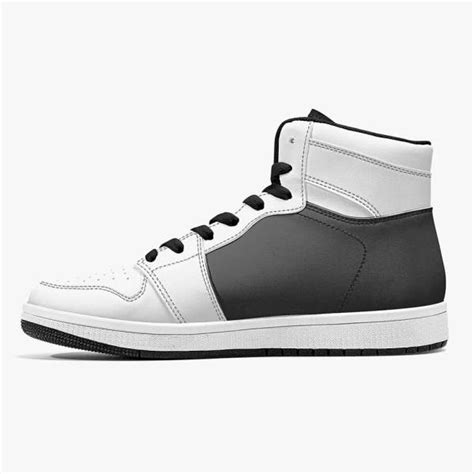 High Top Leather Sneakers - JetPrint