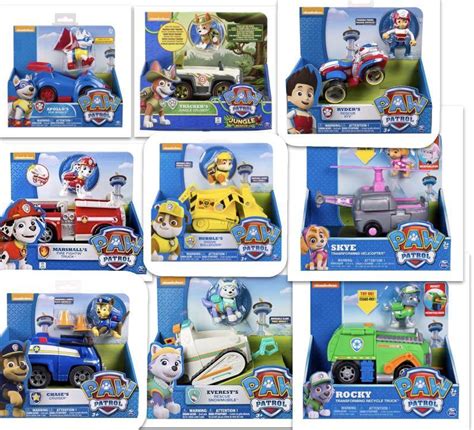 Bnib Authentic Paw Patrol Chase Marshall Rocky Rubble Skye Zuma