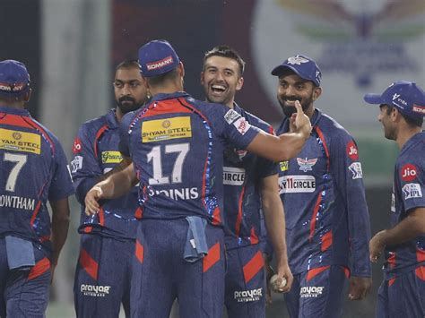 Ipl Kyle Mayers Sizzles Mark Wood Rattles Dc As Lsg Romp Home By