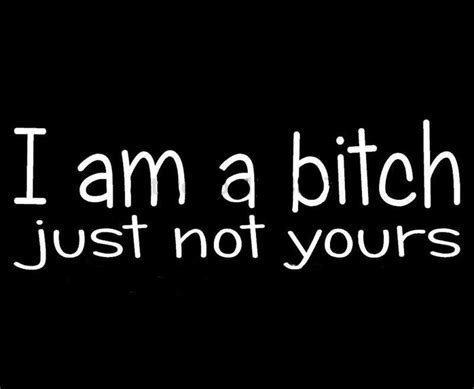 Not Your Bitch Sticker Funny Girl Sexy For Auto Car Bumper Window Vinyl