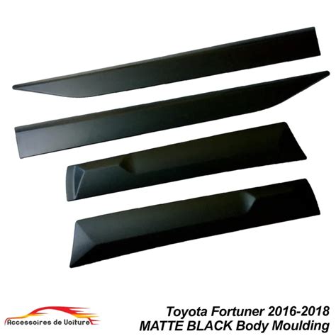 Toyota Fortuner 2016 2018 Body Moulding Matte Black Lazada PH