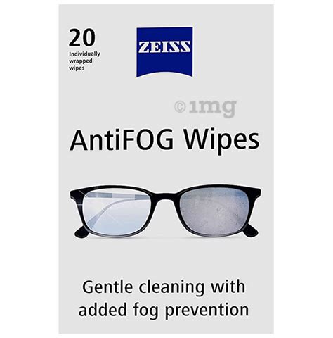 Zeiss Antifog Wipes 20 Each Buy Packet Of 10 Box At Best Price In