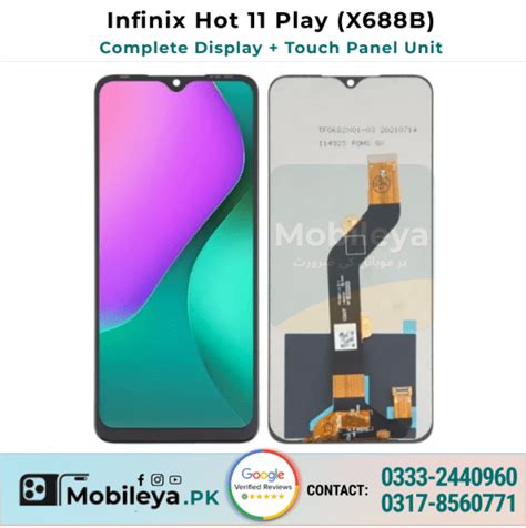 Infinix Hot Play X B LCD Panel With Fitting Mobileya