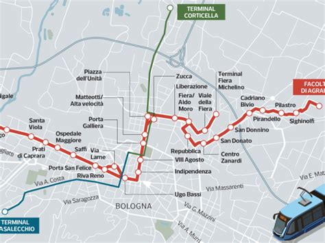 Tram A Bologna La Linea Rossa I Tempi I Cantieri Il Percorso