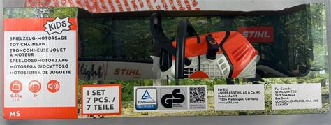 STIHL Kinder-Werkzeug-Set STIHL Spielzeug Motorsäge inkl. Akku ...