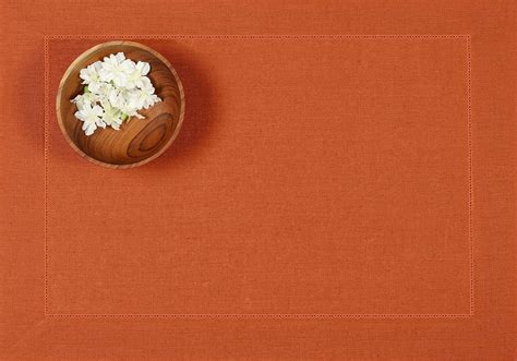 Amazon D Moksha Homes Linen Placemats Set Of Pure Linen