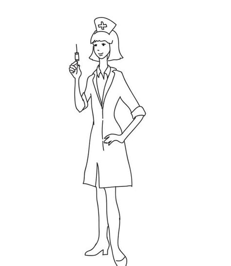 Раскраски Медсестра | Распечатать бесплатно