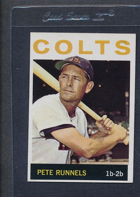 1964 Topps 121 Pete Runnels Colts EX 4858 EBay