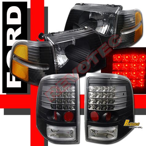 02 03 04 05 FORD EXPLORER 4DR HEADLIGHTS CORNER SIGNAL LIGHTS & LED ...