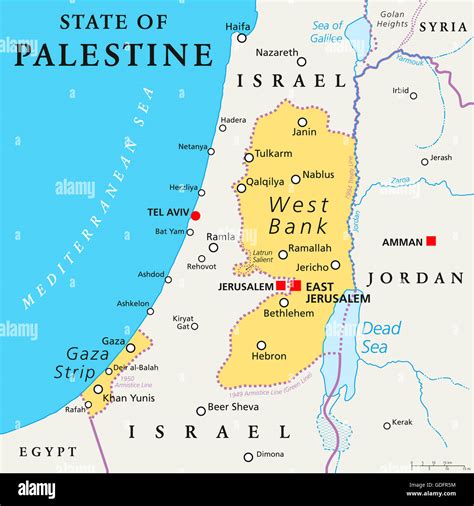 israel palestine map banque de photographies  dimages  haute