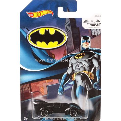 Hot Wheels Batman Live Batmobile 75 Jahre Batman DC Comics Timmi Spielwaren Onlineshop