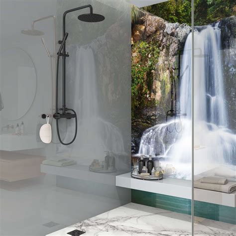 Waterfall Wall Paneling Modern Panel Wall Water Feature — Top