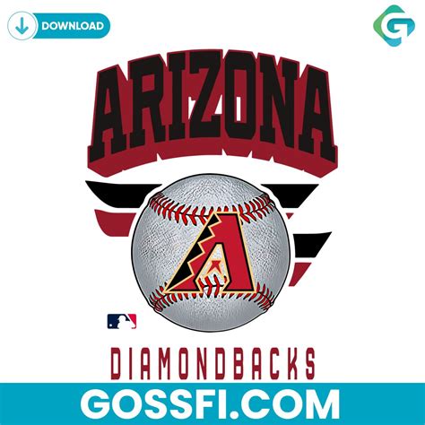 Arizona Diamondbacks Baseball Team Mlb Svg Digital Download Png