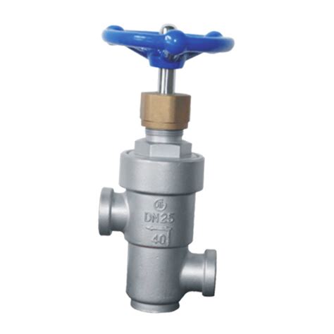 SS 304 316 3 Way Globe Control Valve Cryogenic Operated By Handwheel