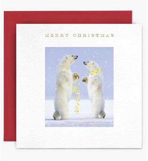 Susan Ohanlon Dancing Polar Bears Christmas Card Bunka