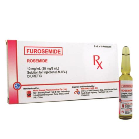 Rosemide Furosemide Mg Ml Mg Ml Solution For Iv Im Injection