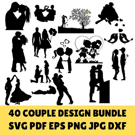 Couple Svg Lovers Svg Couples Svg Wedding Svg Bundle Xoxo Etsy