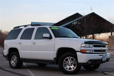 Find Used 05 Chevy Tahoe Z71 4wd 4x4 Awd 53l V8 Automatic Leather Rear