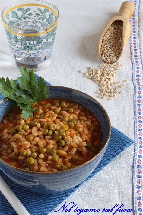 Minestra Di Orzo Con Piselli E Pomodoro Ricetta A Basso Ig