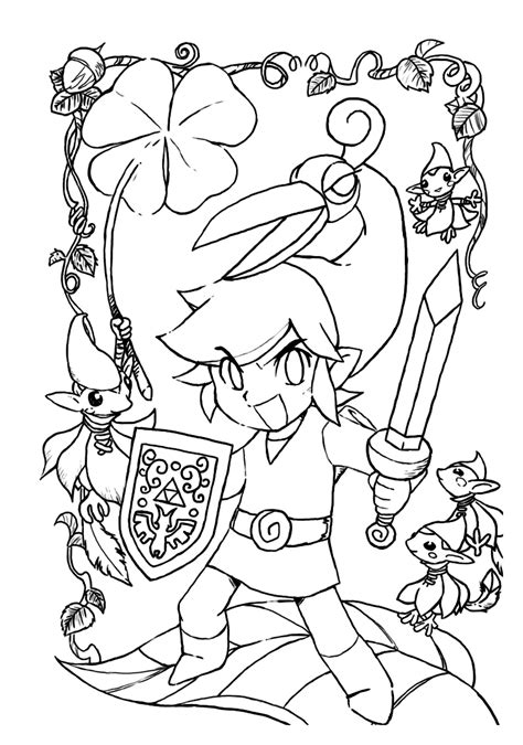 Dessins Gratuits Colorier Coloriage Zelda Imprimer