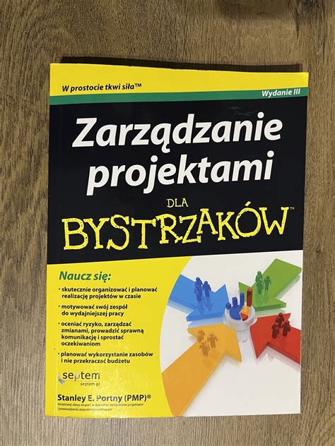 Zarządzanie projektami dla bystrzaków Warszawa Kup teraz na Allegro