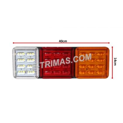 Trimas V D Led Anti Smash Hino Tata Fuso Truck Trailer Rear Tail