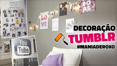 COMO DECORAR SEU QUARTO ESTILO TUMBLR GASTANDO POUCO Mania De Roxo