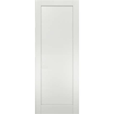 SARTODOORS Quadro Paneled Wood Standard White Door Slab & Reviews | Wayfair