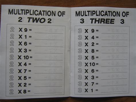 26r Multiplication Booklets Random Order 50 Bkspkg Viking Printing