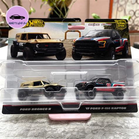 Jual Hot Wheels Premium Two Pack Ford Bronco Ford F Raptor Shopee Indonesia