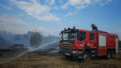 ACUM Pompierii Giurgiuveni Intervin La Stingerea Unui Incendiu De