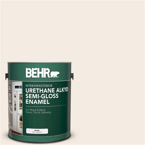 Behr Gal W F Nude Urethane Alkyd Semi Gloss Enamel Interior