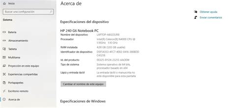 Cómo saber cuánta memoria RAM tiene mi PC en Windows 10