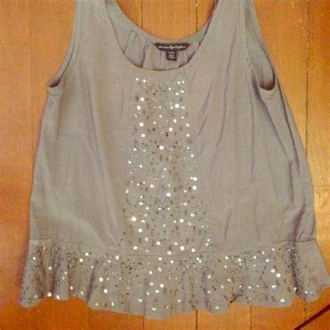 Sequined Tank Top By American Eagle