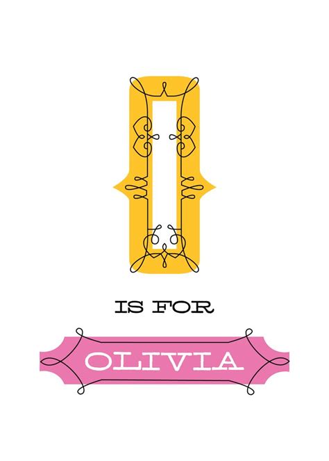 Free Olivia Name Printable For Your Daughter