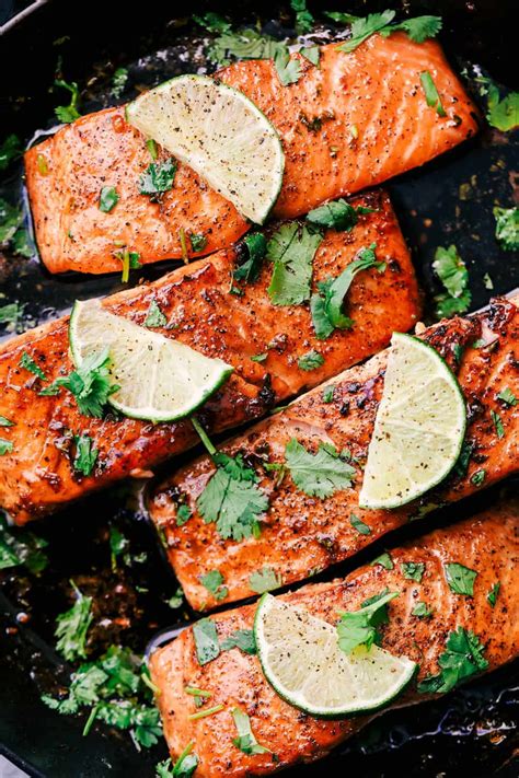 Cilantro Lime Butter Salmon The Recipe Critic