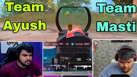 RNT Ayush Vs Team Hydra Masti In Same Lobby Hydra Vs RNT YouTube