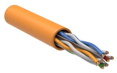 Кабель UTP кат.6 Оранжевый LSZH 4x2х23AWG solid 305м ITK: продажа, цена ...