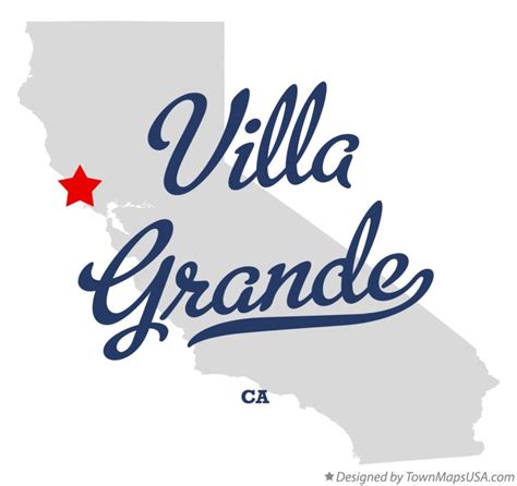 Map of Villa Grande, CA, California