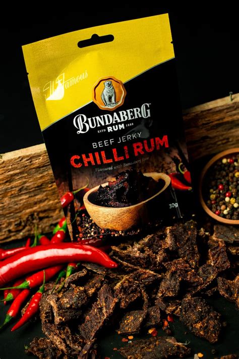 Bundaberg Chilli Rum Official Bundaberg Rum Beef Jerky Doctor Proctors Beef Biltong And Jerky