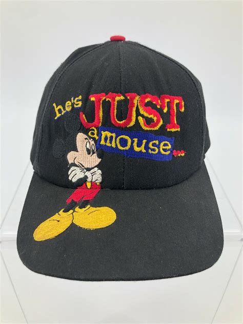 Goofys Hat Co Vintage Walt Disney Mickey Mouse Just A Mouse Snapback