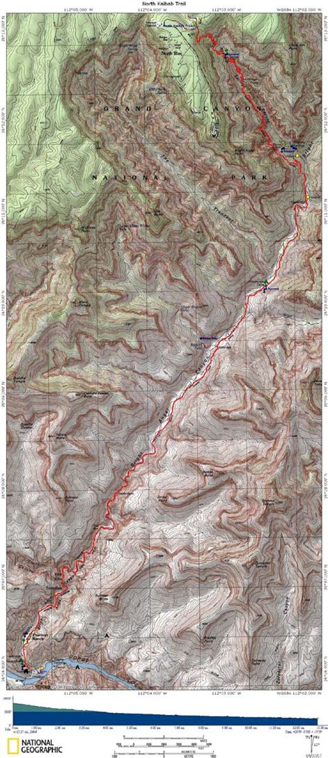 South Kaibab Trail Map